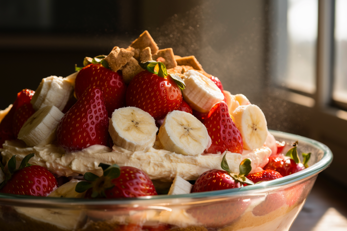 Strawberry Banana Cheesecake Salad