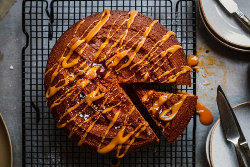 Salted Caramel Kentucky Butter Cake