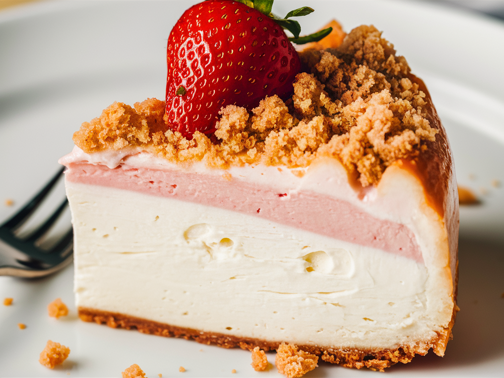 Strawberry Crunch Cheesecake